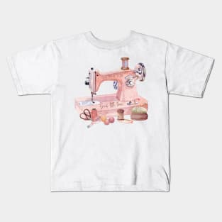 Sew Much To Do, Sew Little Time - light background Kids T-Shirt